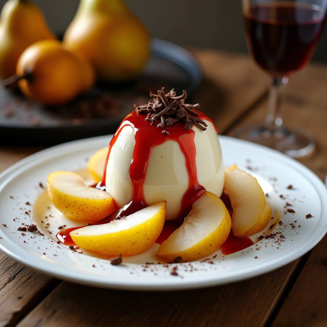 Birnen-Parfait mit Sabayon Rezept Birnen-Parfait mit Sabayon Rezept