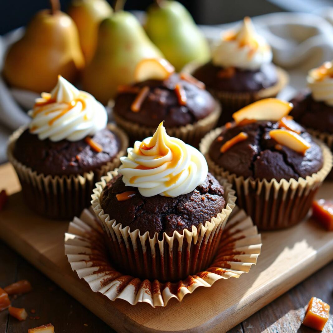 Birnen-Schokoladen-Muffins Rezept Birnen-Schokoladen-Muffins Rezept
