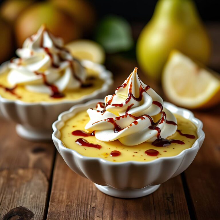 Birnen-Vanille-Crème Rezept