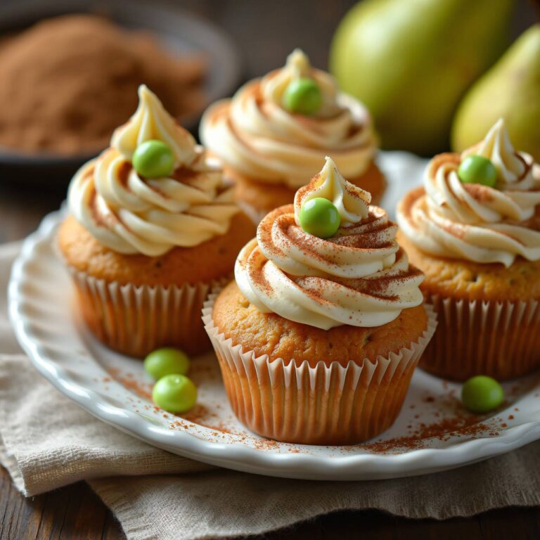 Birnen-Zimt-Cupcakes Rezept