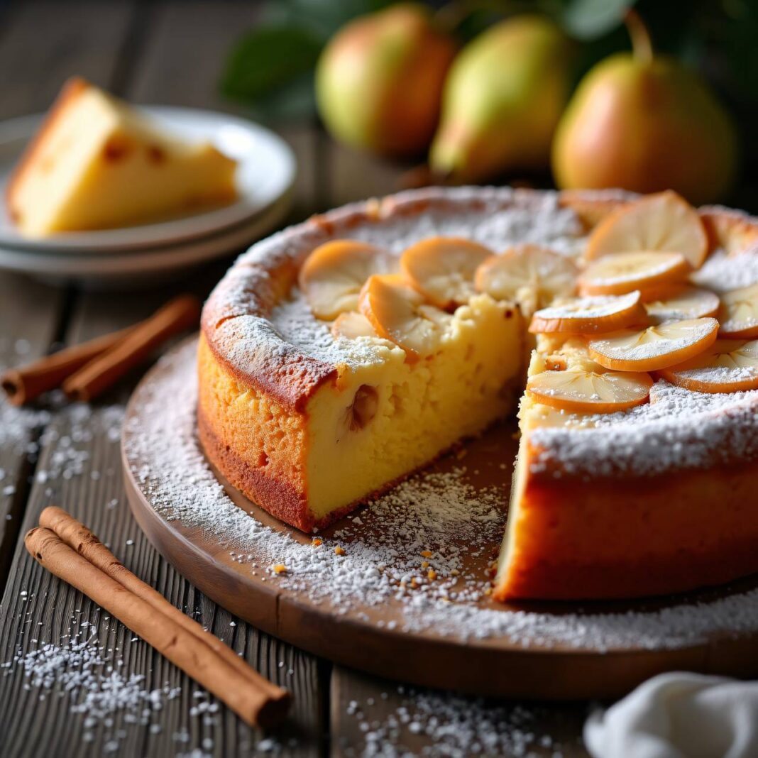 Birnen-Zimt-Quarktorte Rezept Birnen-Zimt-Quarktorte Rezept