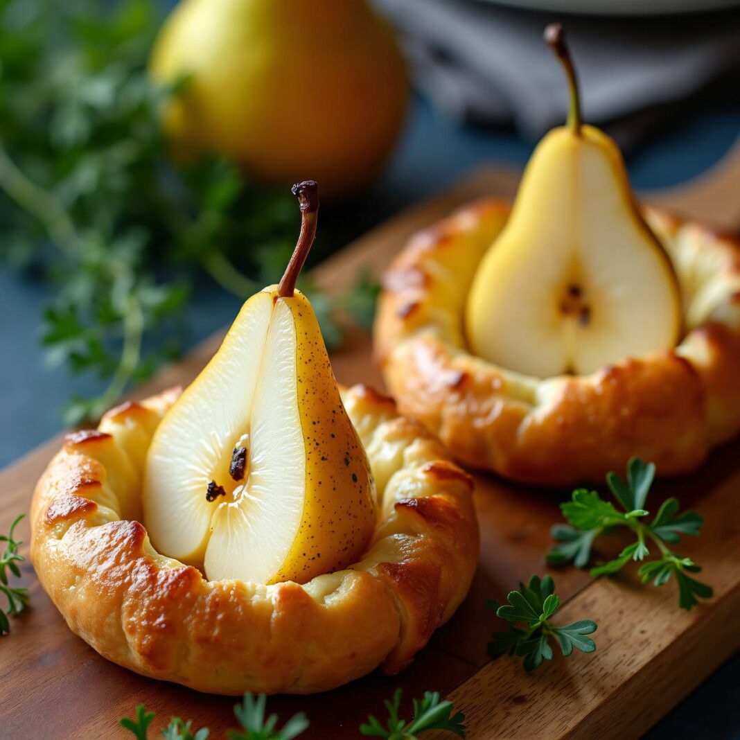 Birnenkissen mit Käsefüllung Rezept Birnenkissen mit Käsefüllung Rezept
