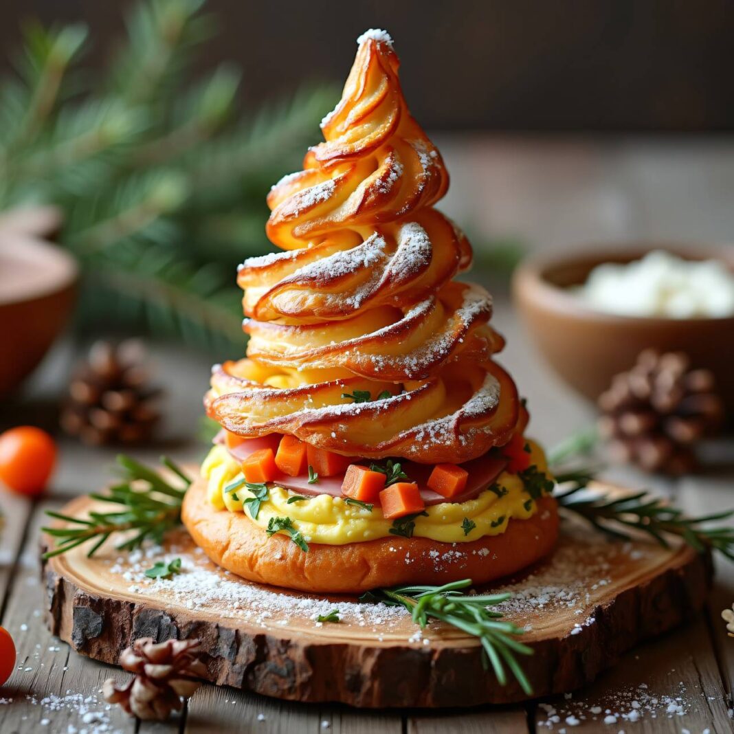 Blätterteig-Baum Rezept Blätterteig-Baum Rezept