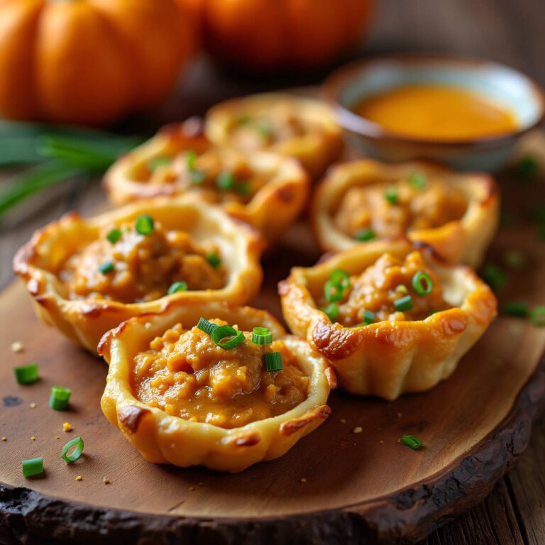 Blätterteig-Pastete mit Bratkügeli und Kürbis Rezept