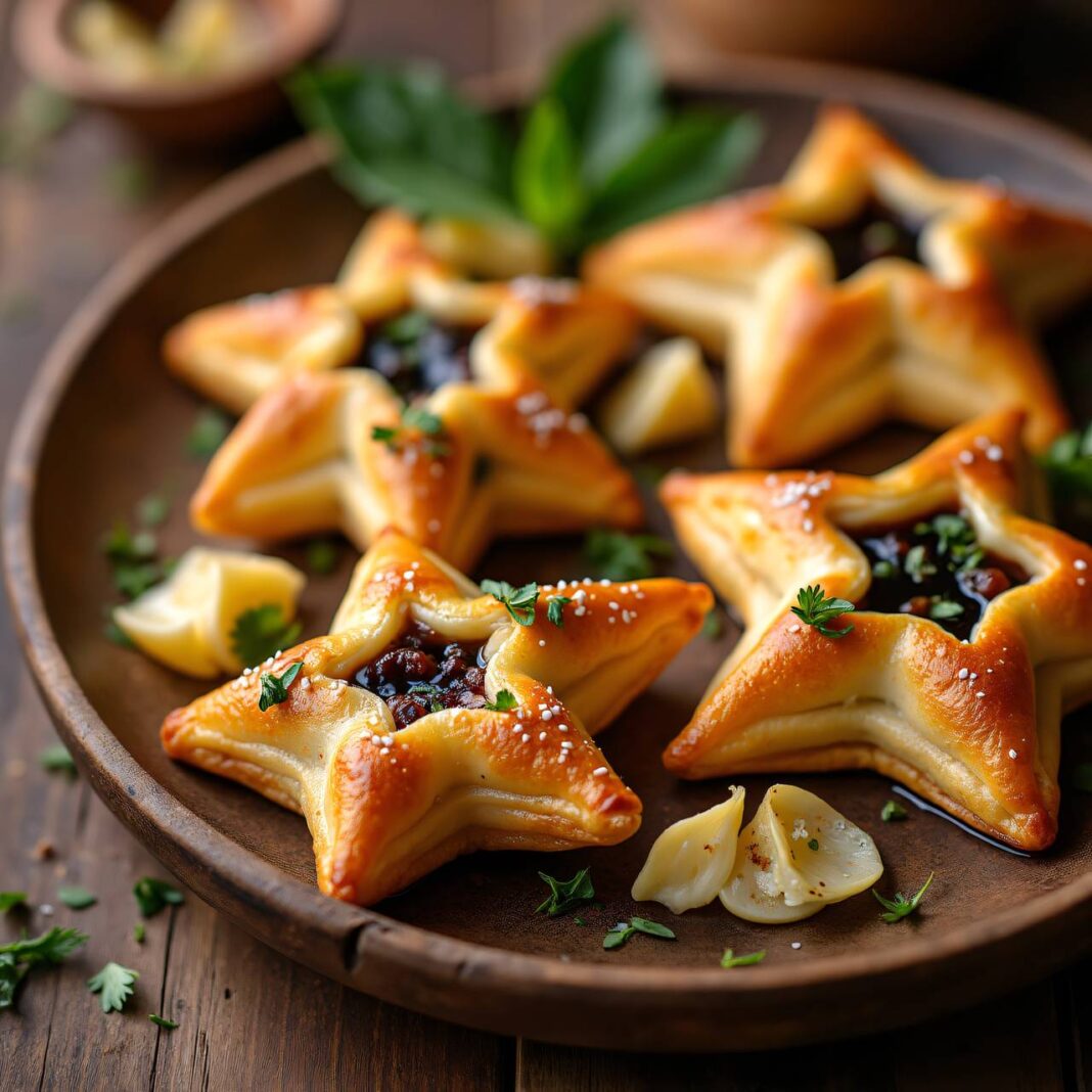 Blätterteig-Pastete vegetarisch mit Schwarzwurzeln und Morcheln Rezept Blätterteig-Pastete vegetarisch mit Schwarzwurzeln und Morcheln Rezept