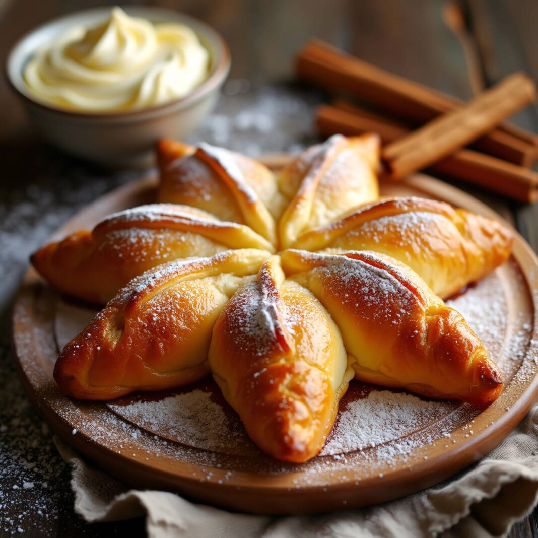 Blätterteig-Stern Rezept Blätterteig-Stern Rezept