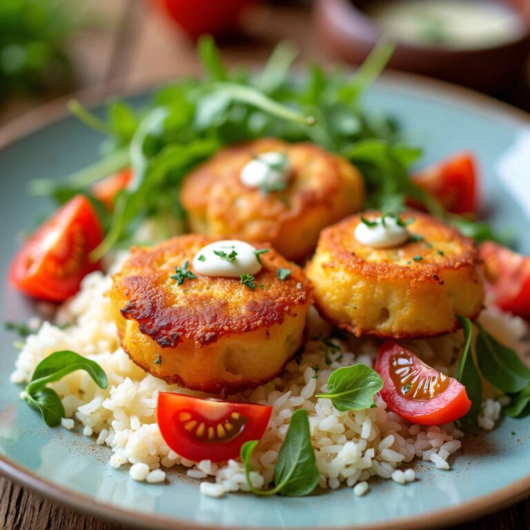 Blitz-Tätschli mit Reis Rezept