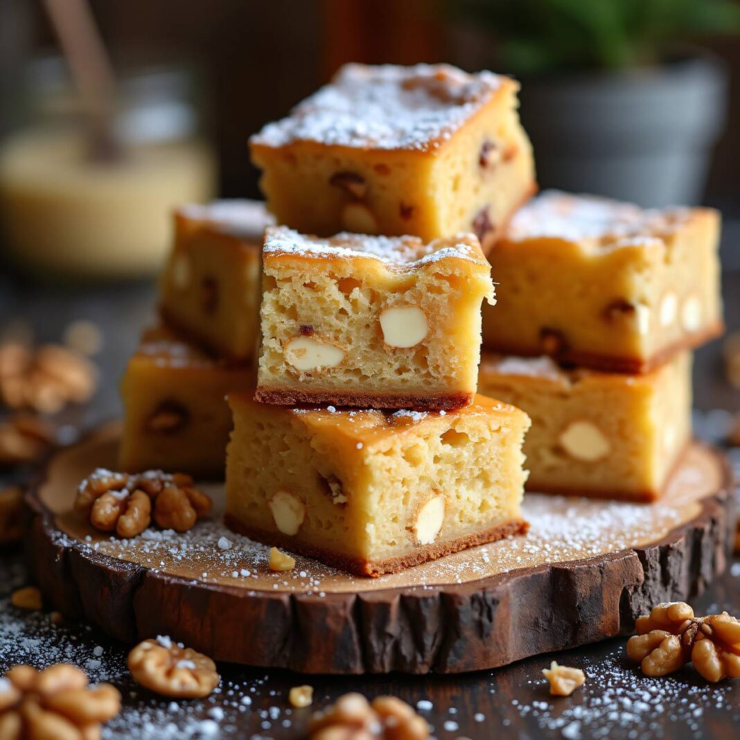 Blondies Rezept Blondies Rezept