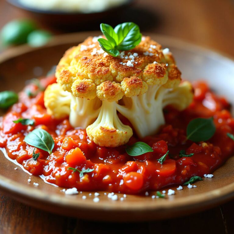 Blumenkohl mit Tomatensauce Rezept