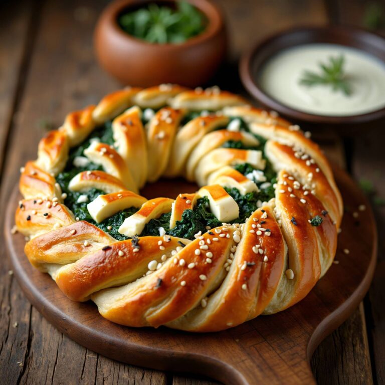 Börek mit Spinat und Frischkäse Rezept