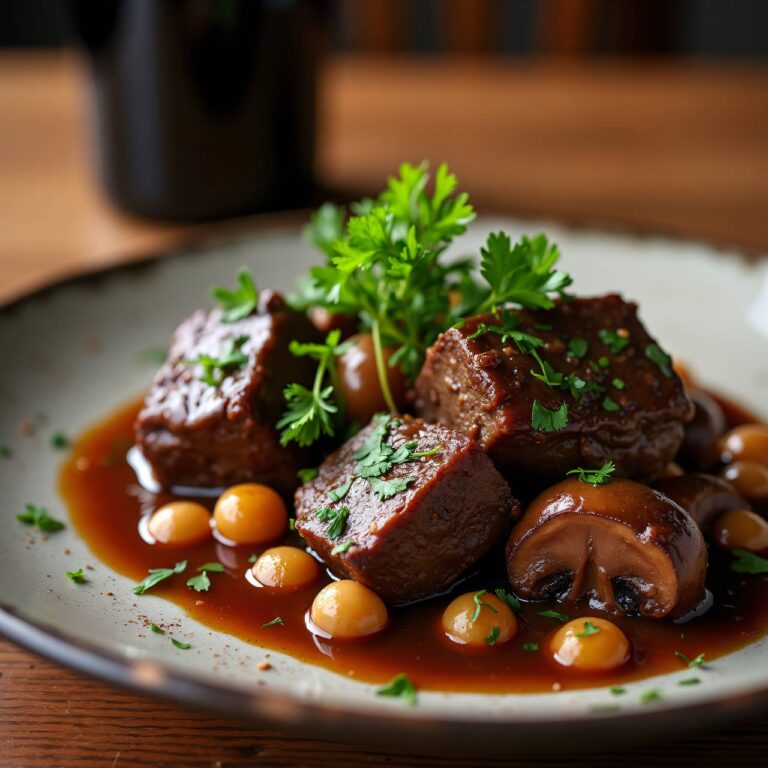 Bœuf bourguignon Rezept