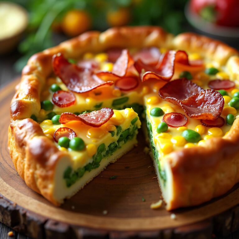 Bohnen-Mais-Quiche Rezept