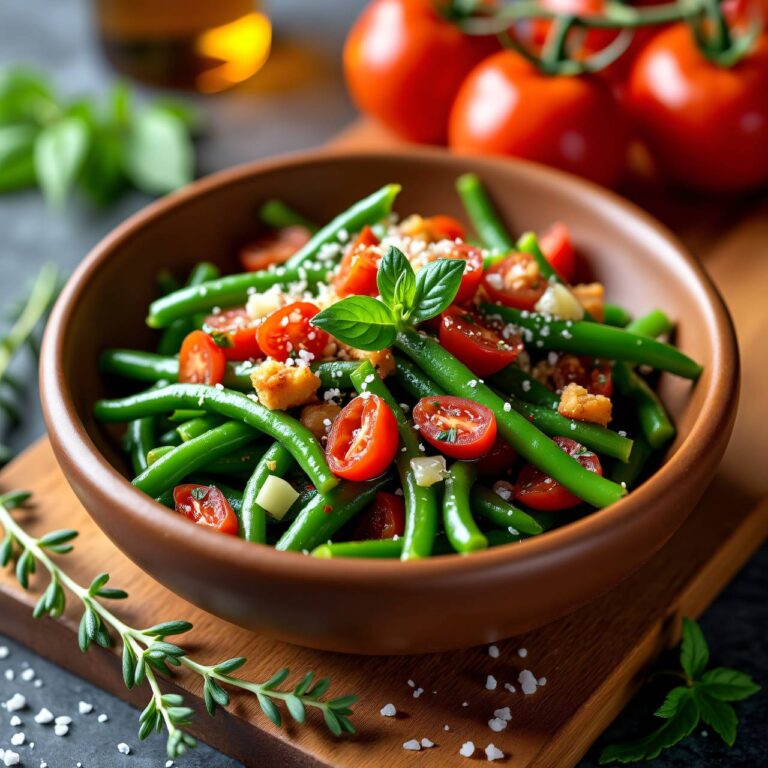 Bohnen-Tomatengemüse Rezept
