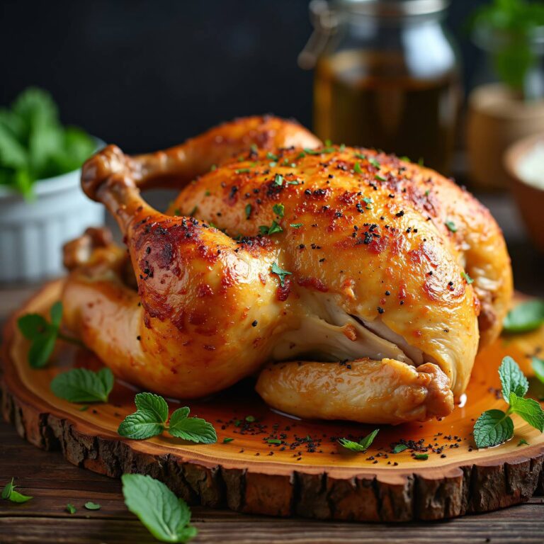 Bratpoulet mit Joghurt-Kruste Rezept