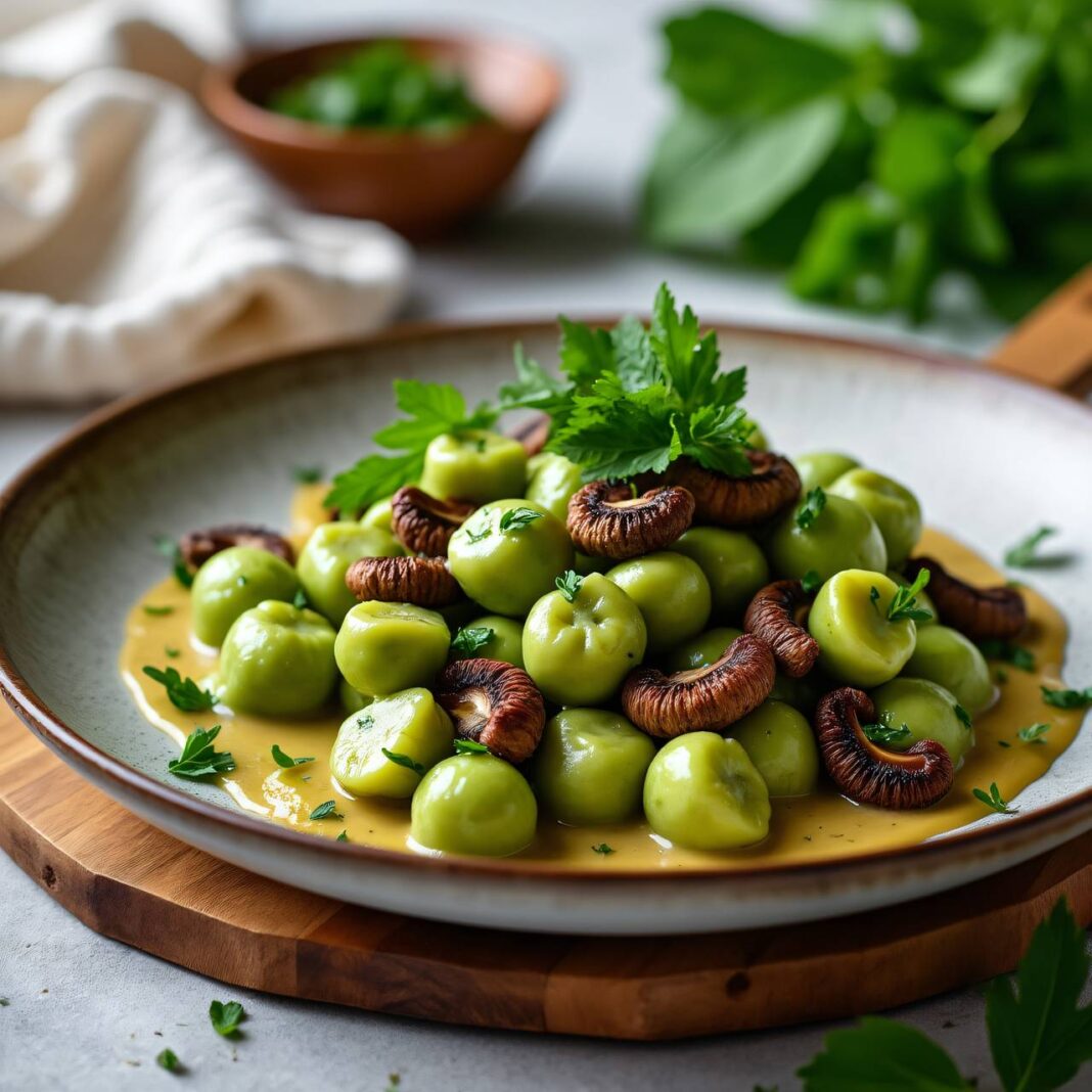 Brennnessel-Gnocchi mit Morcheln Rezept Brennnessel-Gnocchi mit Morcheln Rezept