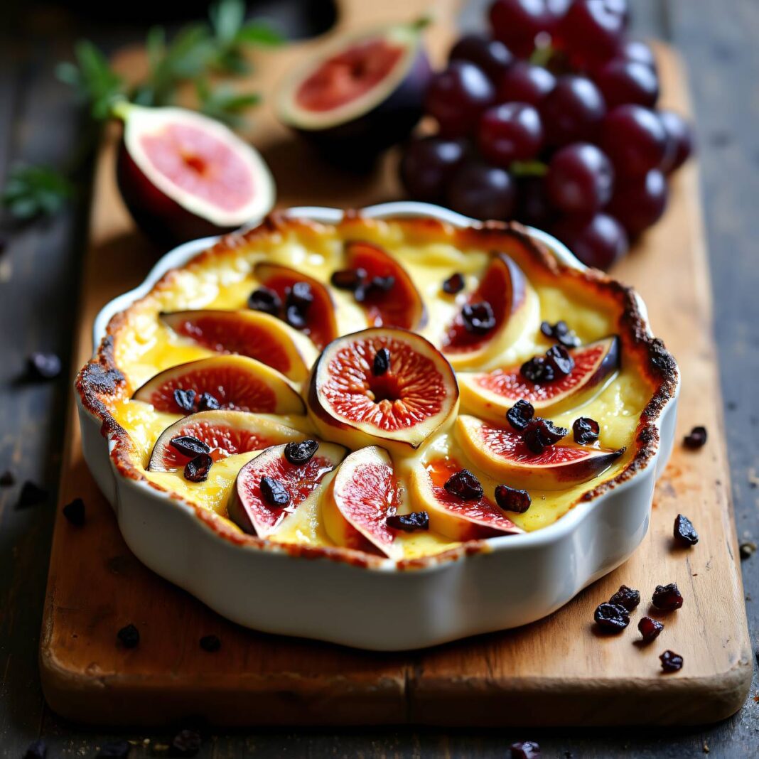 Brie-Gratin mit Feigen Rezept Brie-Gratin mit Feigen Rezept