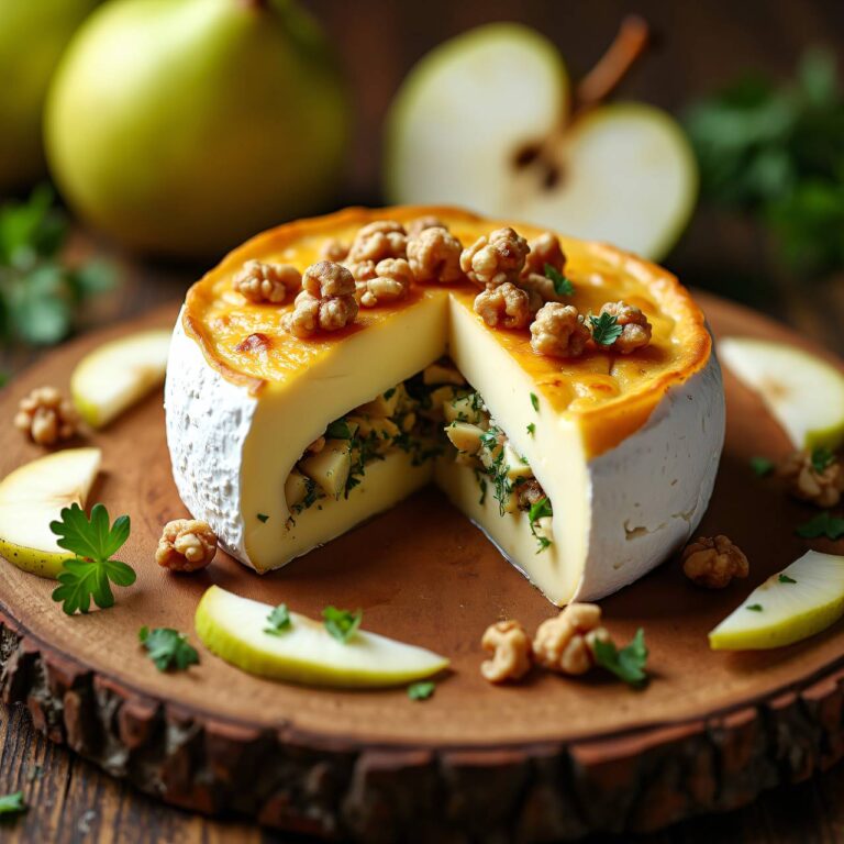 Brie mit Birnenfüllung Rezept