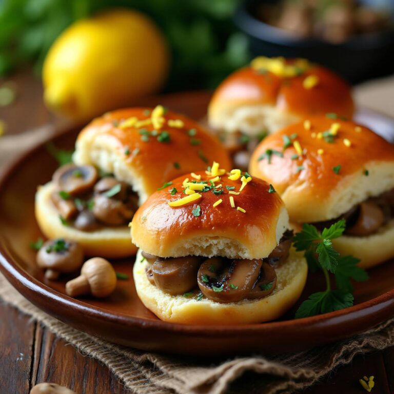 Brioches mit Pilzragout Rezept