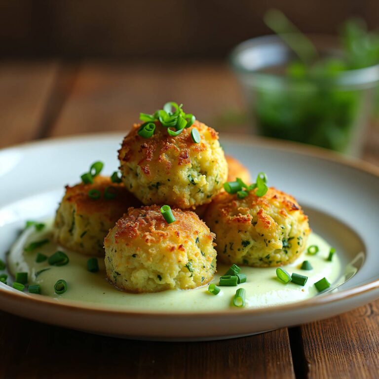 Broccoli-Dinkel-Köpfchen an Schnittlauch-Schaumsauce Rezept