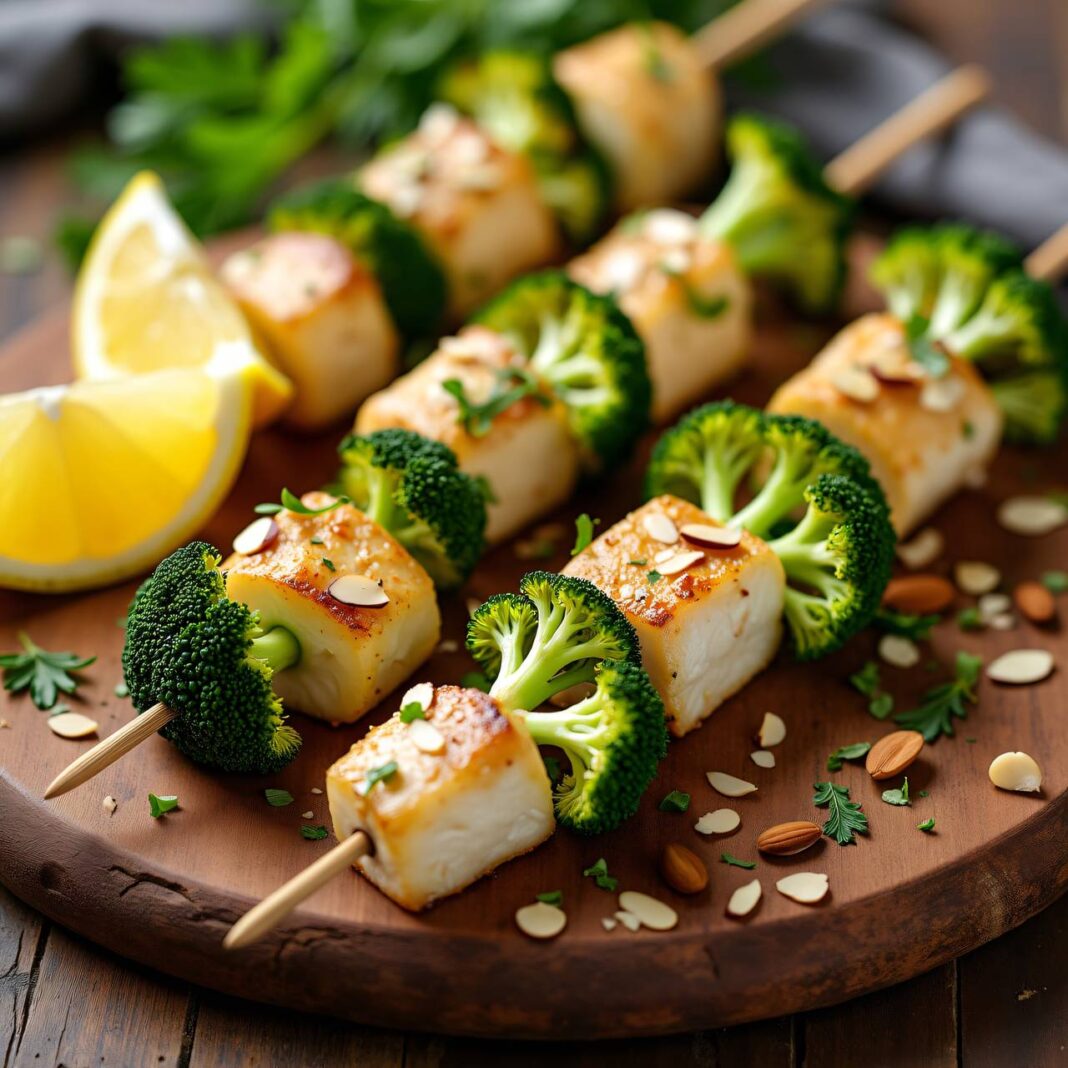 Broccoli-Fischspiesschen Rezept Broccoli-Fischspiesschen Rezept