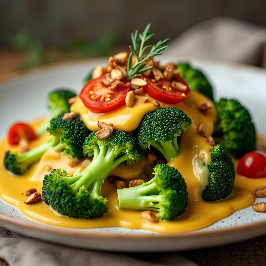 Broccoli mit Käse-Sauce Rezept Broccoli mit Käse-Sauce Rezept
