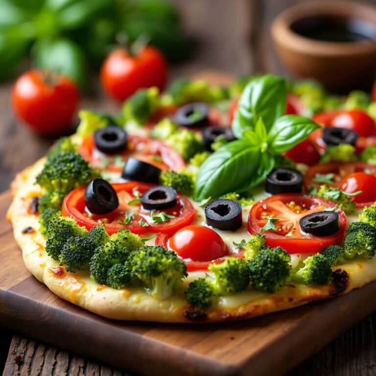 Broccoli-Pizza (Low Carb) Rezept