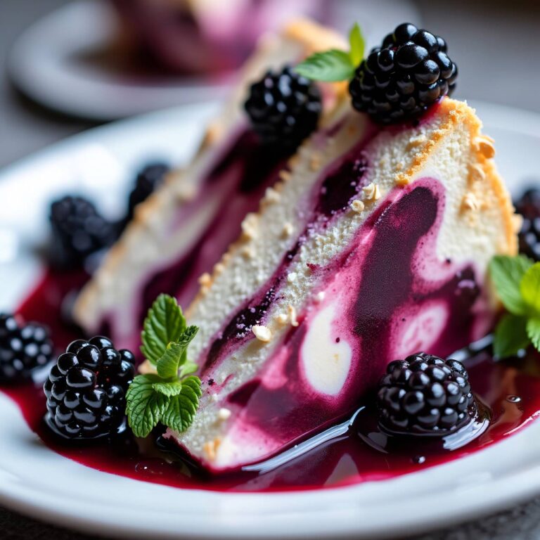 Brombeer-Eiscake Rezept