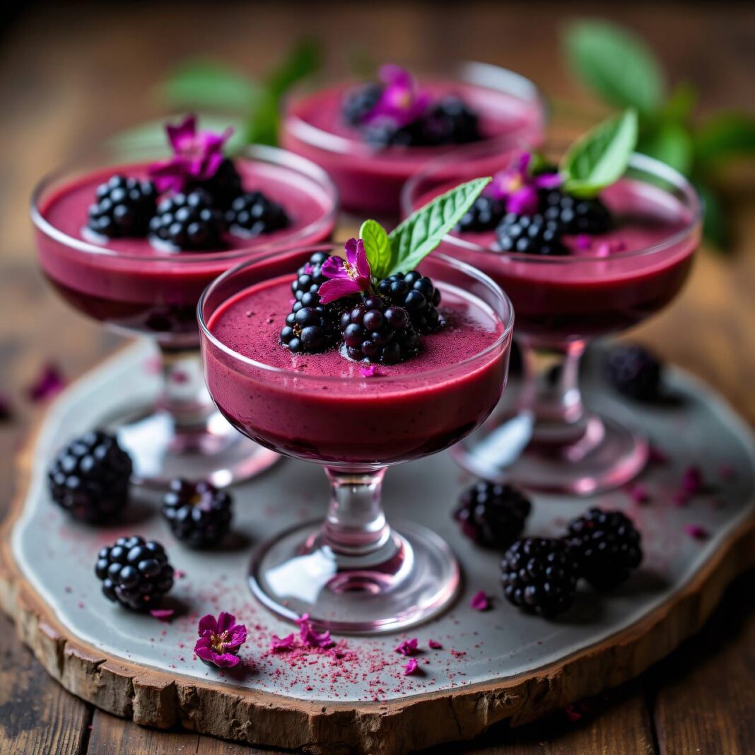 Brombeeren mit Rotwein-Sabayon Rezept Brombeeren mit Rotwein-Sabayon Rezept