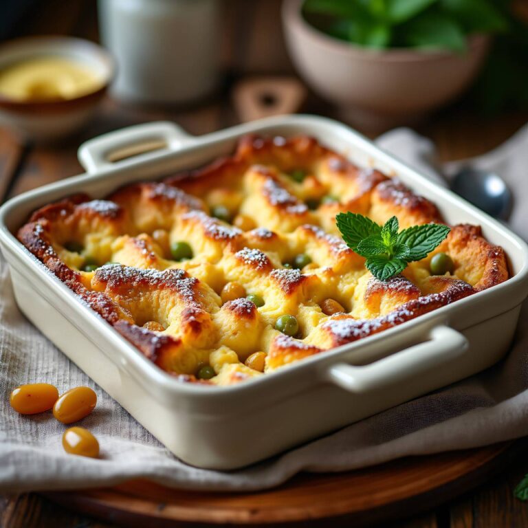 Brot-Butter-Pudding Rezept