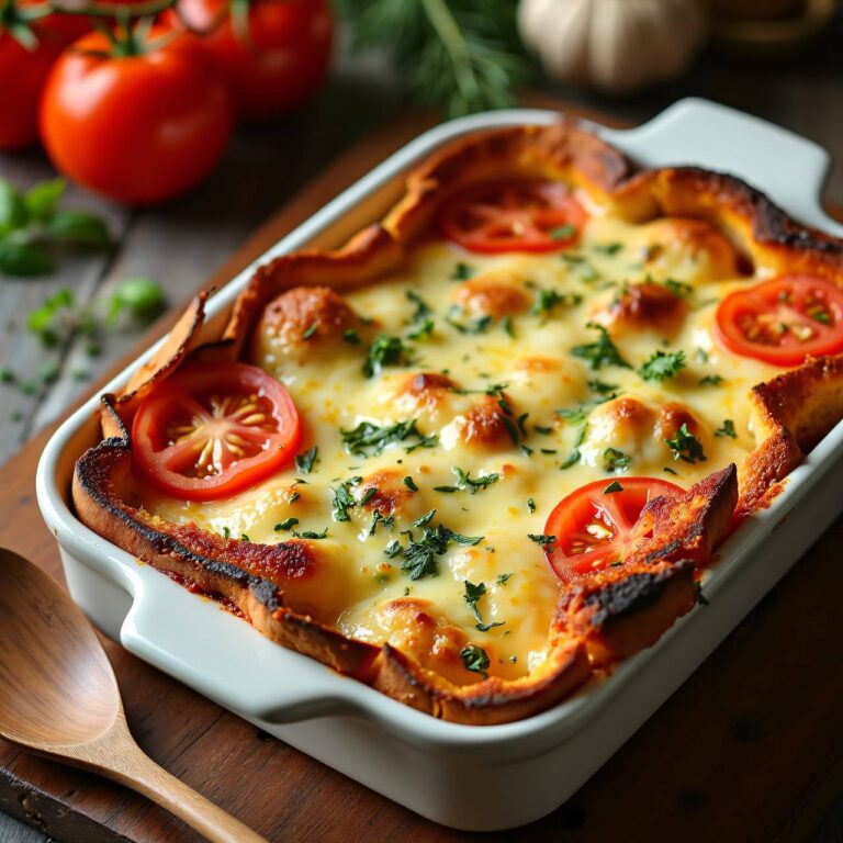 Brot-Käse-Auflauf (No Food Waste) Rezept