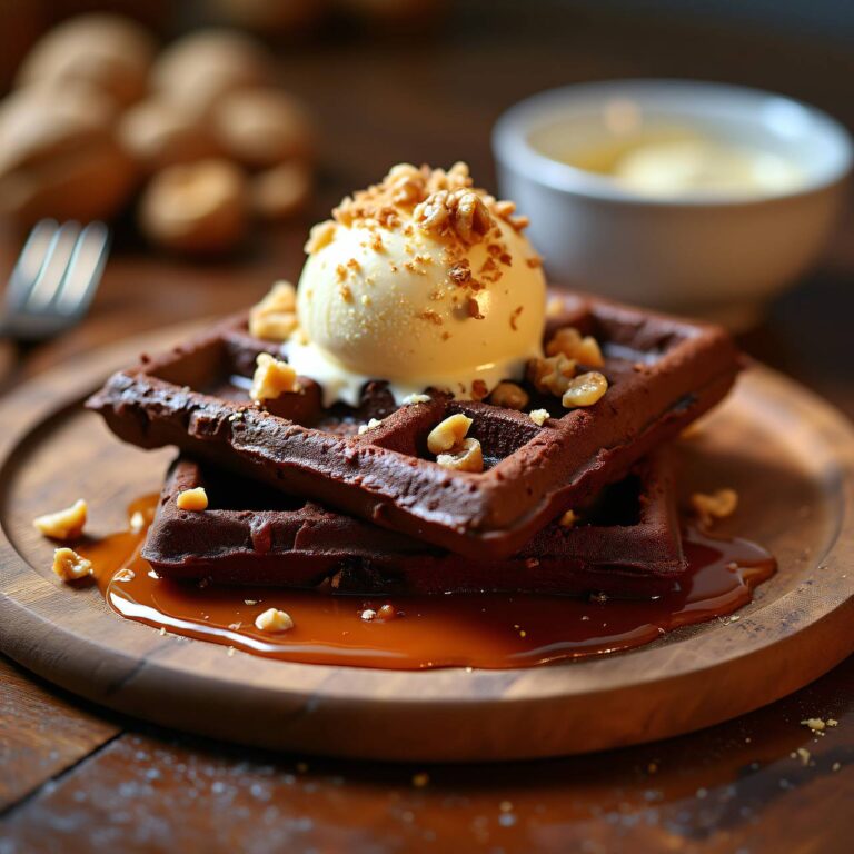 Brownie-Waffeln Rezept