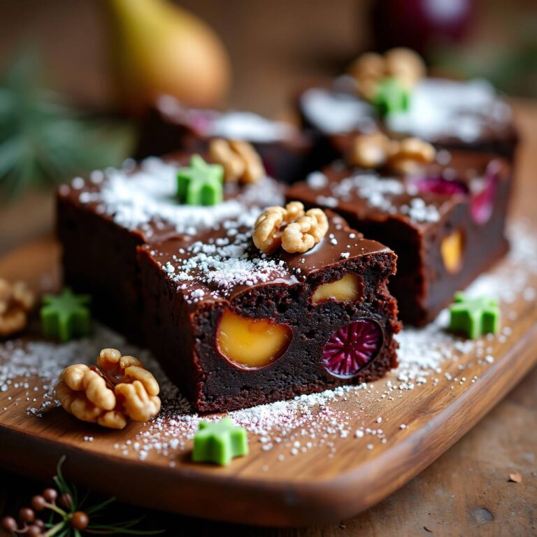 Brownies mit Trockenfrüchten Rezept