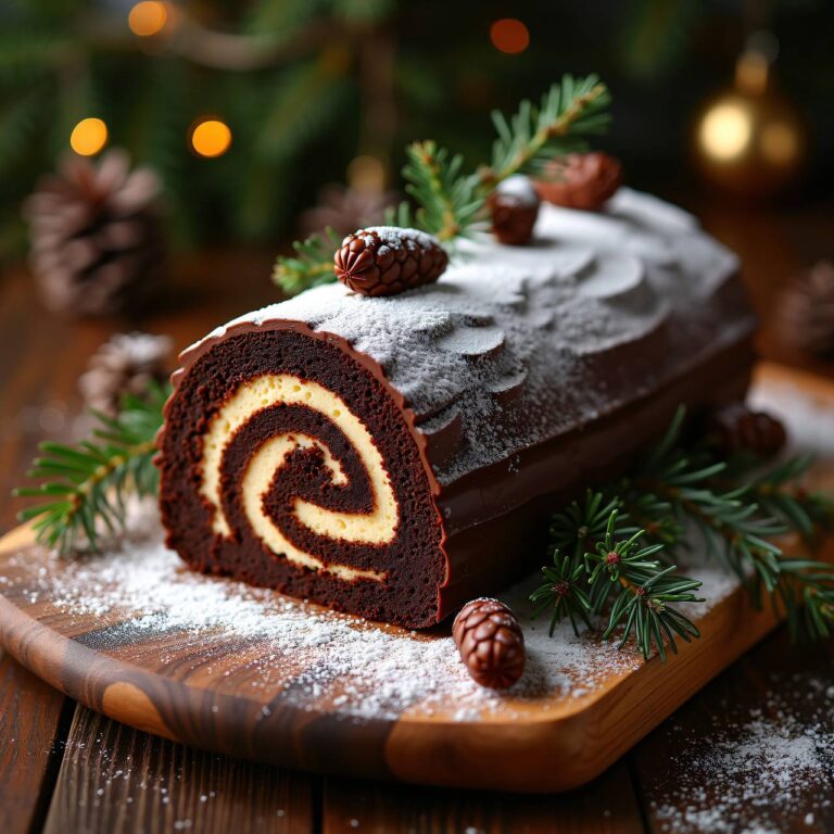 Bûche de Noël Rezept