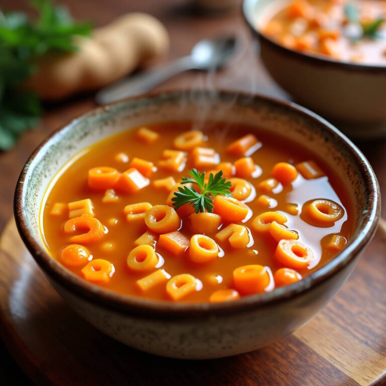 Buchstabensuppe Rezept
