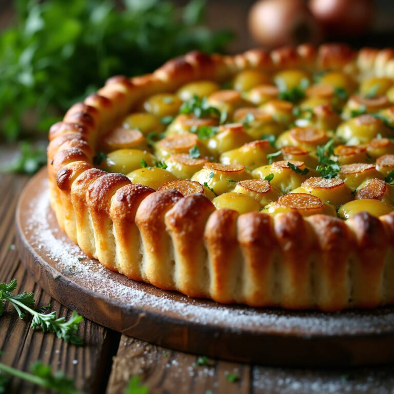 Bundzwiebelkuchen Rezept