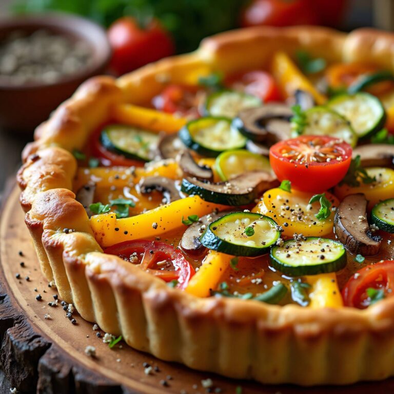 Bunte Gemüseblechkuchen Rezept