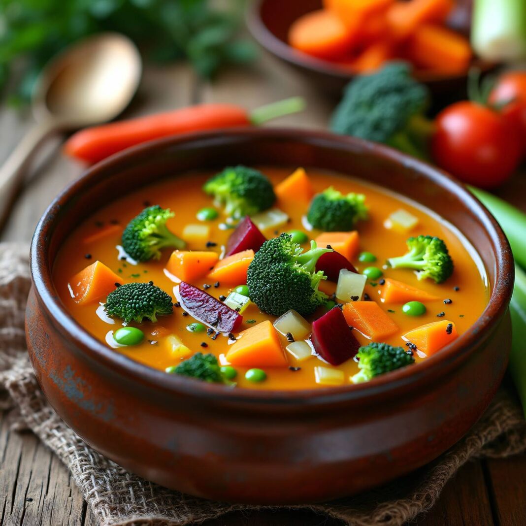Bunte Gemüsesuppe Rezept Bunte Gemüsesuppe Rezept