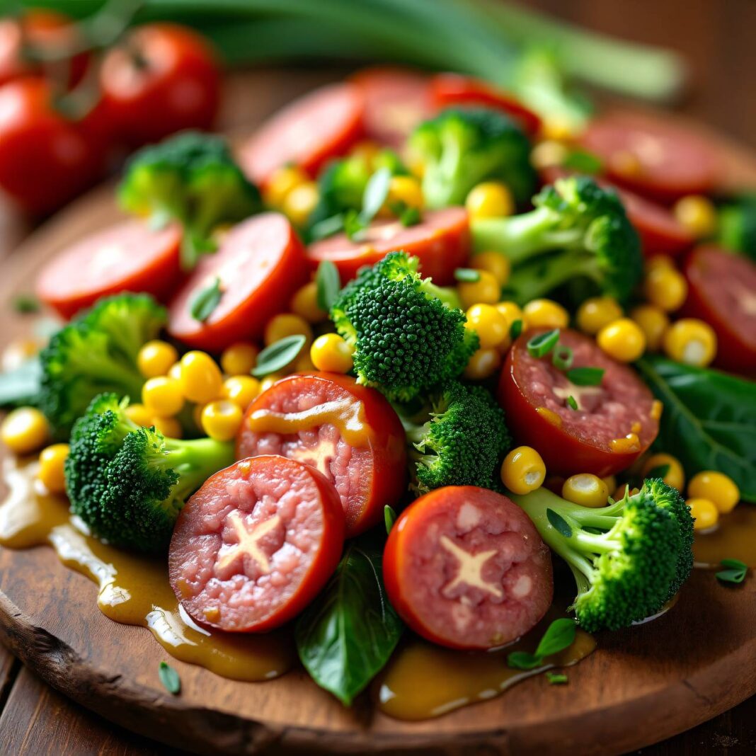 Burenwurst-Gemüse-Salat Rezept Burenwurst-Gemüse-Salat Rezept