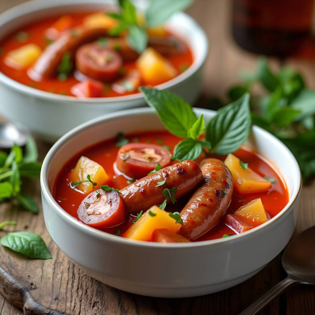 Burenwurstgulasch Rezept Burenwurstgulasch Rezept