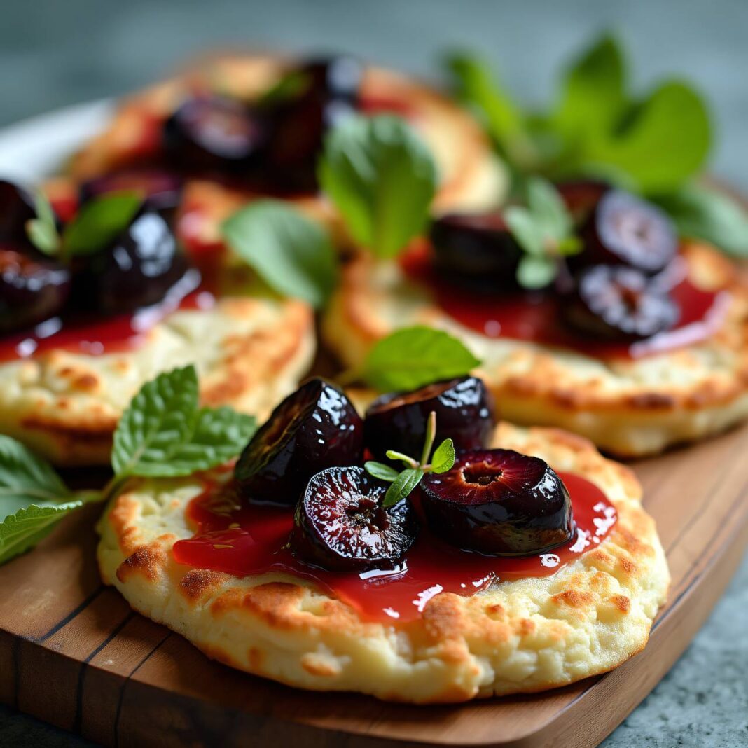 Buttermilchfladen mit Teepflaumen Rezept Buttermilchfladen mit Teepflaumen Rezept