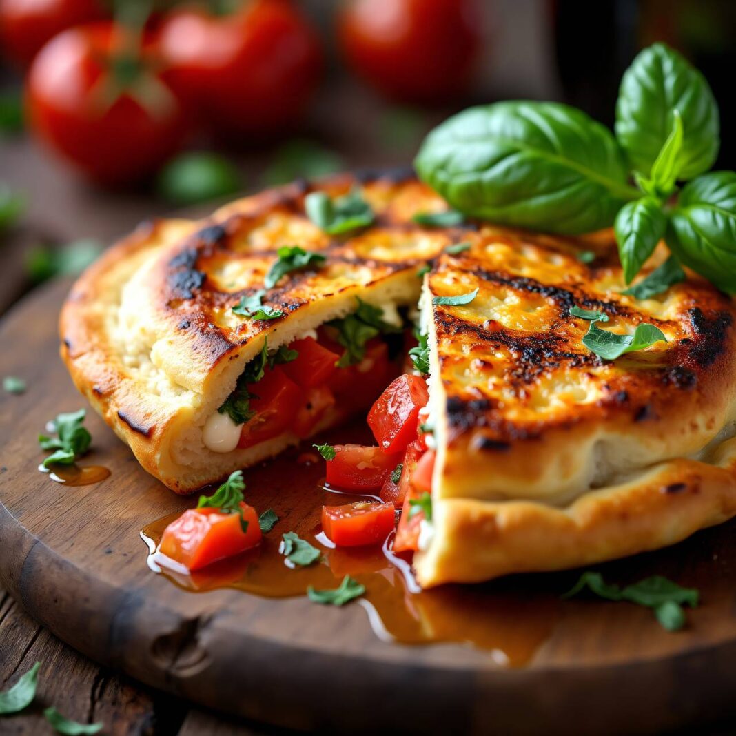 Calzone vom Grill Rezept Calzone vom Grill Rezept