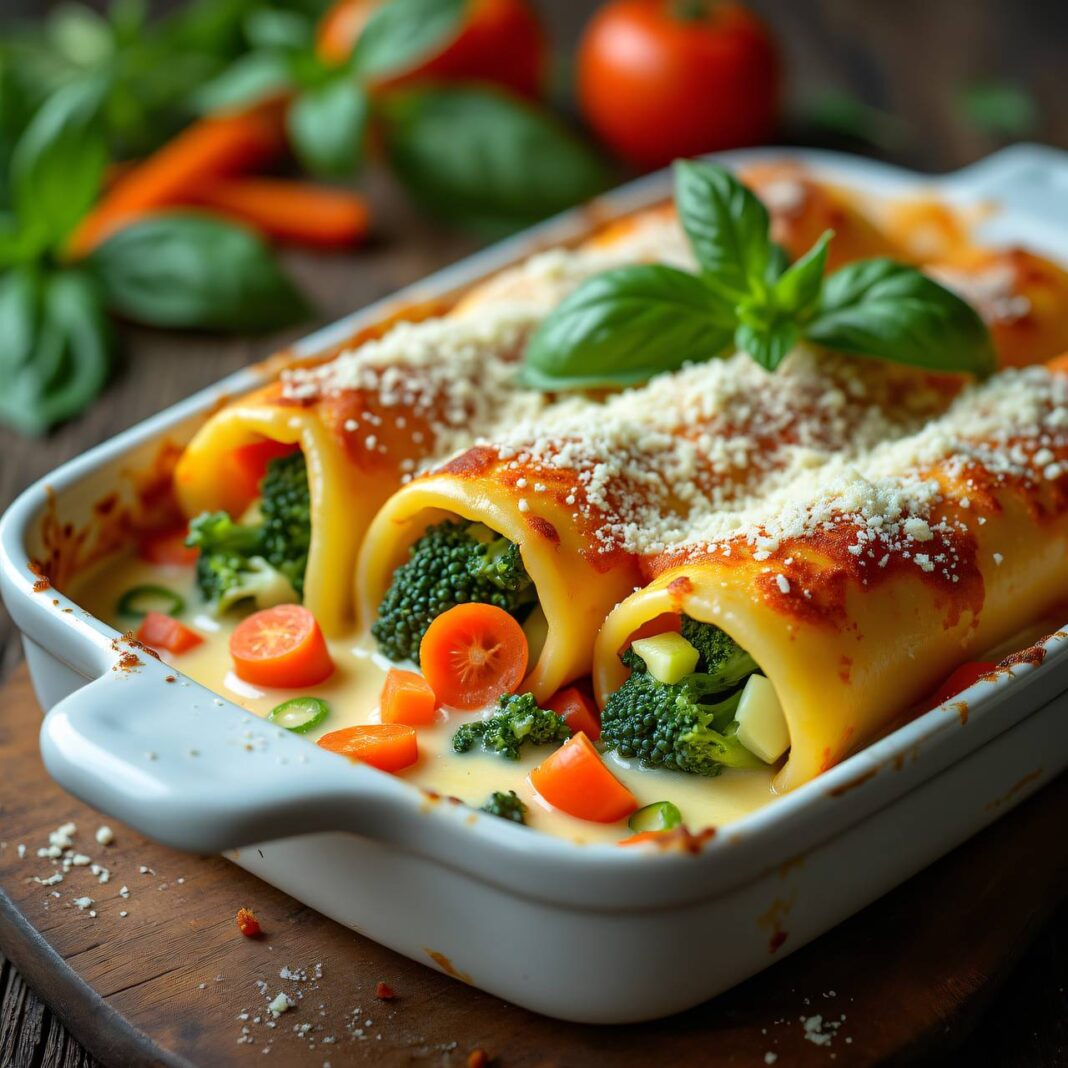Cannelloni mit Gemüsefüllung Rezept Cannelloni mit Gemüsefüllung Rezept