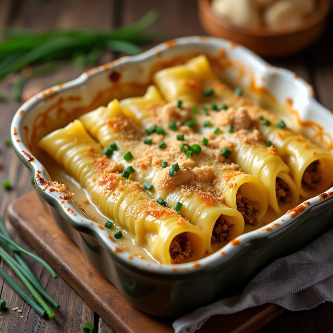 Cannelloni mit Hackfleisch Rezept Cannelloni mit Hackfleisch Rezept