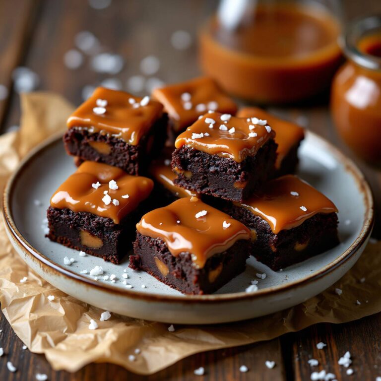 Caramel-Brownies Rezept