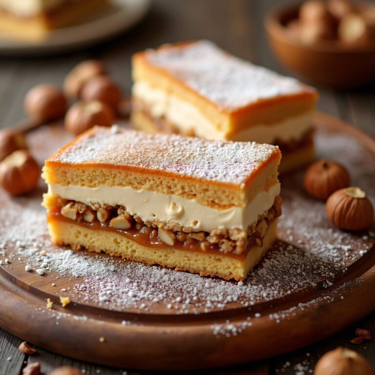 Caramel-Schnitten Rezept