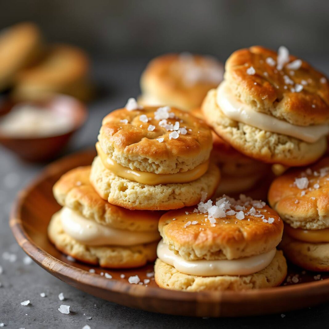 Caramel-Scones mit Buttercrème Rezept Caramel-Scones mit Buttercrème Rezept
