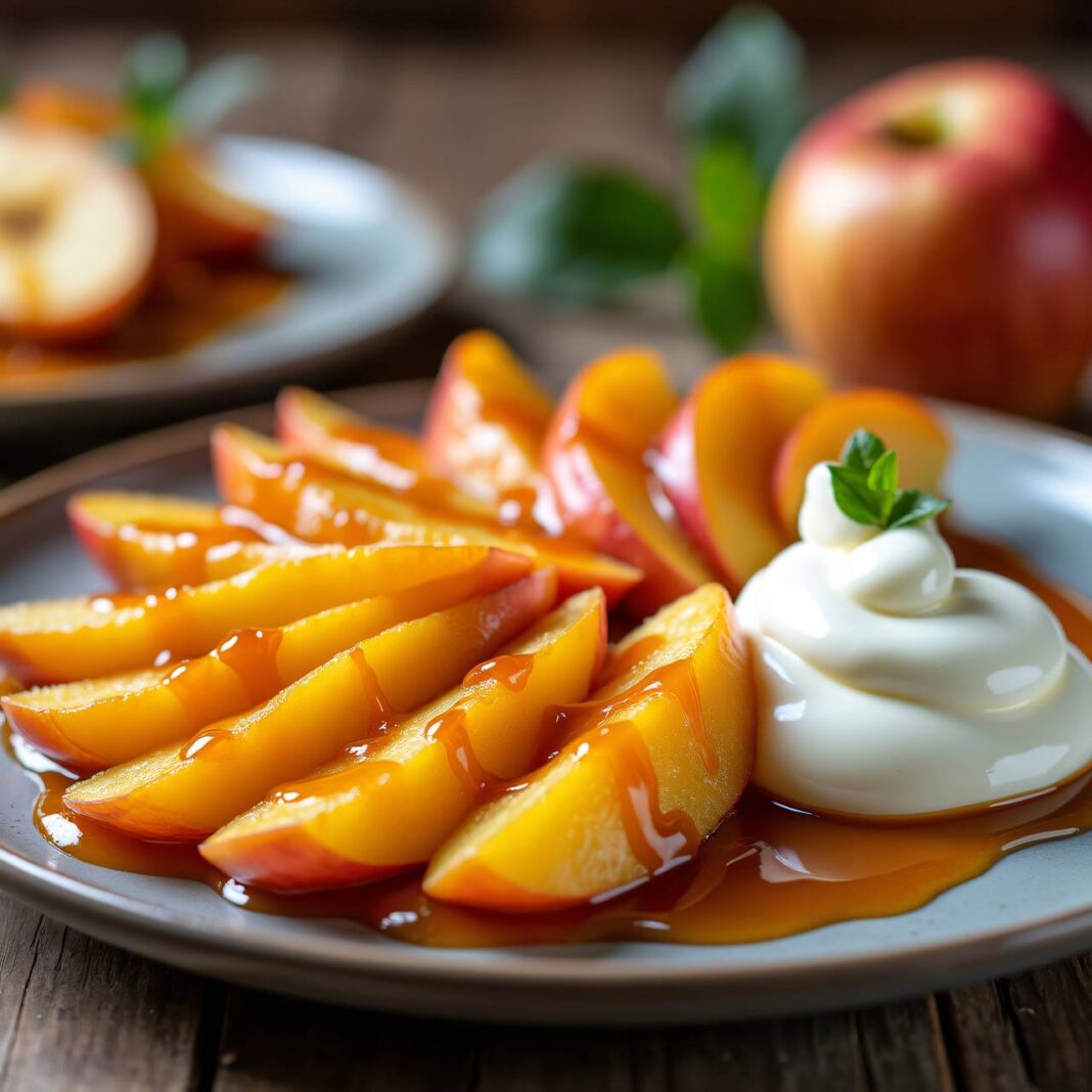 Caramelisierte Apfelscheiben Rezept Caramelisierte Apfelscheiben Rezept