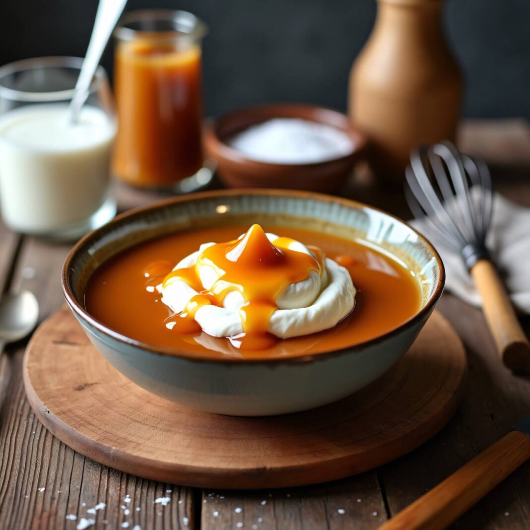 Caramelsauce (mit Ei) Rezept Caramelsauce (mit Ei) Rezept