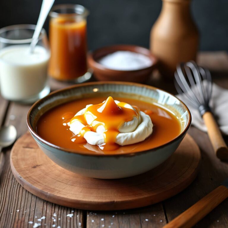 Caramelsauce (mit Ei) Rezept