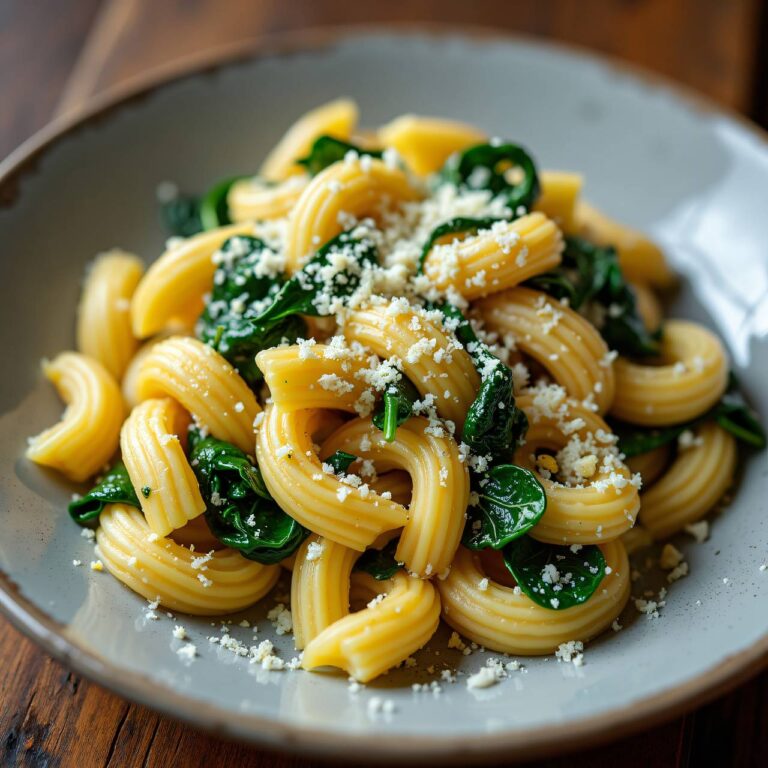 Castellane mit Spinat-Zitronen-Sahne Rezept
